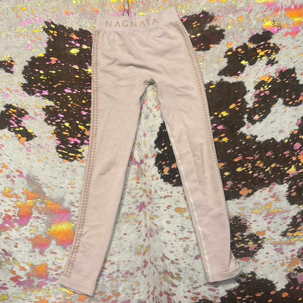 Naganata wool athletic tights; pre-loved